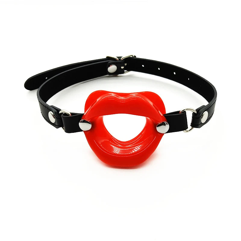 Soft Silicone Oral Fetish Open Mouth Gag Bondage Gear Slave Gag Ball Bdsm