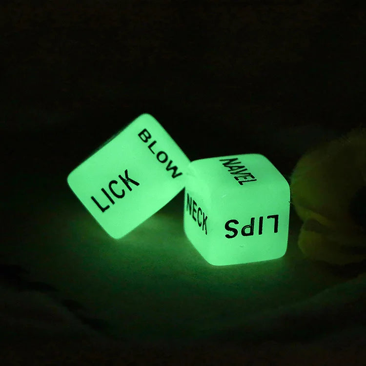 Love Dice Glow in Dark Funny Sex Dice Adult